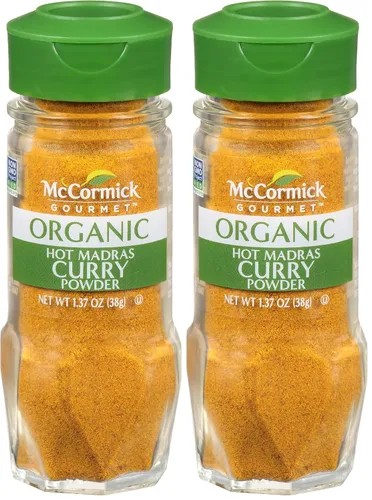 Vista 9 de McCormick Gourmet Polvo de curry orgánico Hot Madras, 1.37 oz