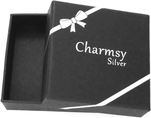 Vista 9 de Charmsy - Juego de 2 pares de aros clásicos de plata de ley 925 para mujer, 1.575 in, Plata Esterlina