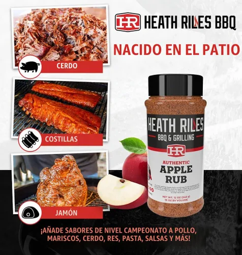 Vista 3 de Heath Riles BBQ Rub - Condimento BBQ de manzana - Receta de campeonato