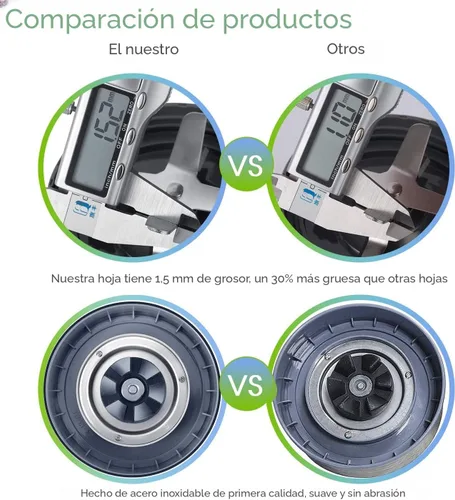 Vista 5 de 2 paquetes de cuchilla extractora de repuesto para licuadora NutriBullet 600w Pro 900w