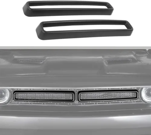 Vista 12 de Voodonala para Challenger Insertos de Rejilla Frontal de Radiador, Adornos de Parrilla para 2015-2025+ Dodge Challenger Accesorios Exteriores, ABS