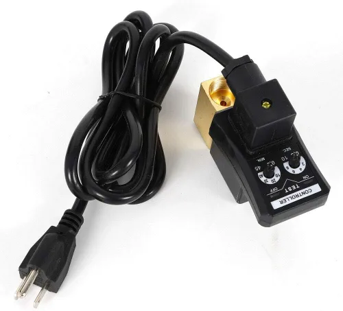 Vista 5 de Válvula de drenaje electrónica temporizada, 1/2 "AC110V 2 vías válvula de drenaje de acción directa, válvula de drenaje de condensado cronometrada