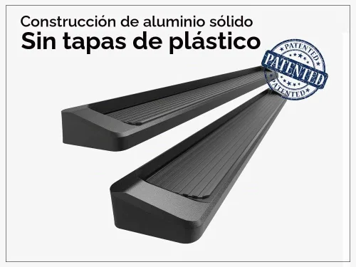 Vista 4 de APS Estribos negros estilo compatible con Honda Ridgeline 2006-2014 Crew Cab (barras nerf barras laterales escalones laterales)