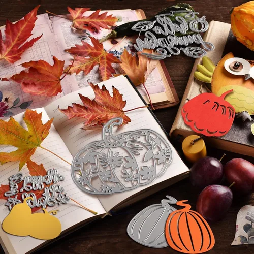Vista 2 de Troqueles de metal para Halloween, plantillas de corte de araña, fantasma feliz, plantillas de corte, plantillas de papel para manualidades