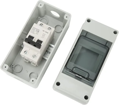Vista 9 de Disyuntor miniatura 2P con caja impermeable IP65, DC1000V 20A desconecta Swtich interruptor de desconexión solar para panel solar