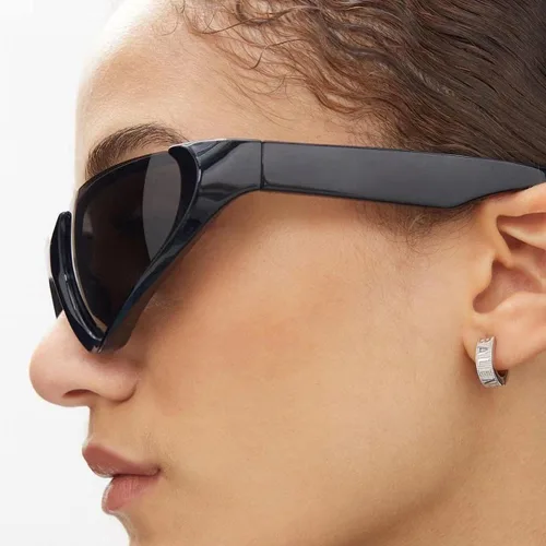 Vista 4 de Heacety Sports Sunglasses Men Women Outdoor Fashion UV400 Cat Eye Punk Pop Sunglasses