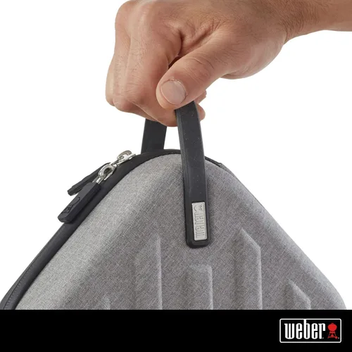 Vista 4 de Weber Connect Smart Grilling Hub - Funda protectora oficial con espuma EVA, almacenamiento de accesorios, bolsillos de malla y espacio