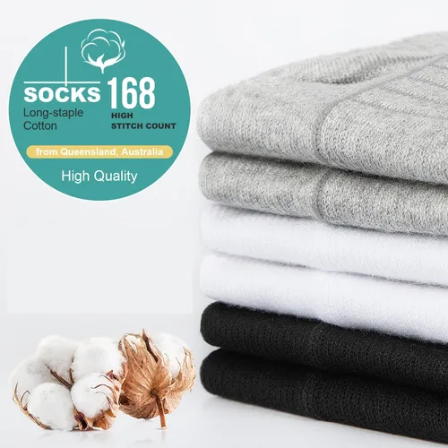 Vista 5 de Lapulas Calcetines de tobillo atléticos para correr, corte bajo, acolchados, antiampollas, calcetines deportivos para hombres y mujeres, 6 pares