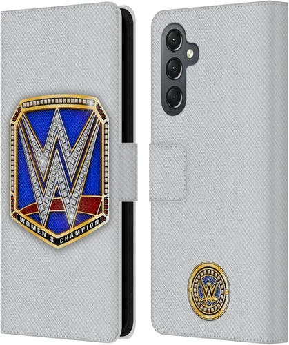 Vista 67 de Head Case Designs Officially Licensed WWE Cruiserweight Champion Title Belts Leather Wallet Case Compatible with Samsung Galaxy A07 4G Campeón