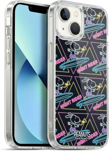 Vista 135 de Head Case Designs Funda de gel suave con licencia oficial de Peanuts Tropical Surf Snoopy Aloha Disco compatible con Apple iPhone 13 Mini Surf