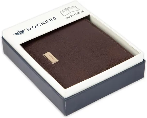 Vista 54 de Dockers Mens piel Capacidad extra Slimfold Bifold Wallet