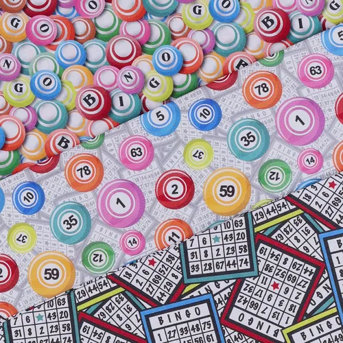 Vista 4 de Mook Fabrics Tela [45 pulgadas de ancho] – Material 100% algodón para acolchado, detalles de decoración Tela de vestir para correr Artes