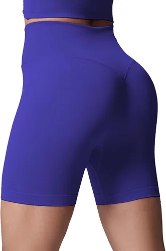 Vista 21 de Aoxjox Pantalones cortos Metamorph Deep V de 6" Azul (Cascade Blue)