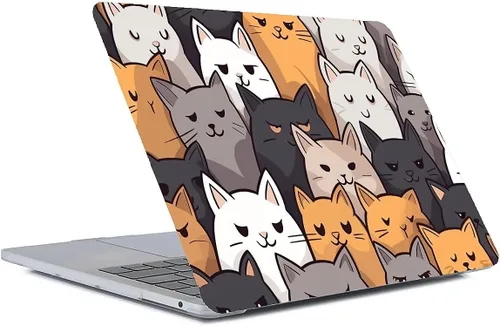 Vista 17 de Funda rígida de plástico compatible con MacBook Air de 13 pulgadas 2020 2021 M1 A2337 A2179 A1932, carcasa rígida de plástico para Mac Air 13