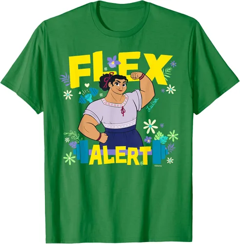 Vista 4 de Disney Encanto Luisa Madrigal Flex Alert Camiseta, Negro