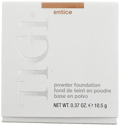 Vista 2 de TIGI Cosmetics Powder Foundation, Entice, 0.37 onzas