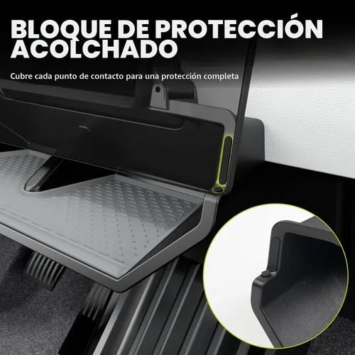 Vista 6 de Organizador debajo de pantalla para accesorios Tesla Cybertruck 2024-2026