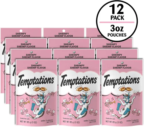Vista 2 de Golosinas Temptations clásicas para gatos, empaque múltiple