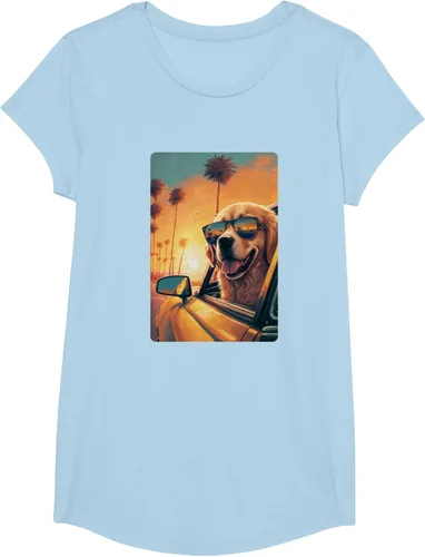 Vista 20 de Golden Retriever - Camiseta divertida de Golden Retriever con lentes, Negro