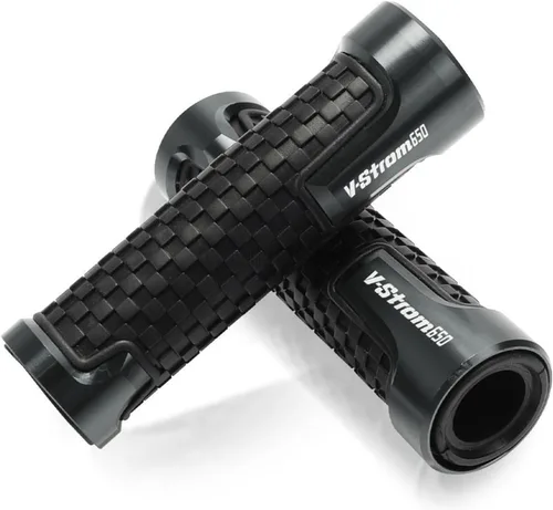 Vista 8 de Motorcycle for Suzuki VSTROM650 VSTROM 650 2011 2012 2013 2014 2015 2016 2017 Motorcycle 7/8'' 22mm Handlebar Hand Grips Handle Bar (Color : Black)