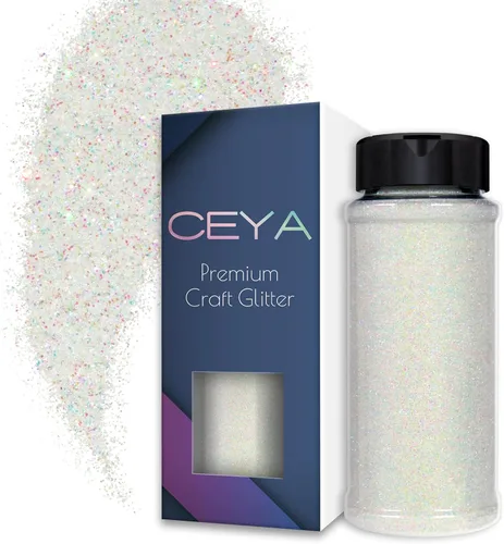Vista 29 de Ceya Polvo de purpurina ultra fina de 3.8 onzas/110g, Admiral Blue Crafts Glitter de 1/128 pulgadas, 0.008 pulgadas, 0.2mm para slime, resina epoxi