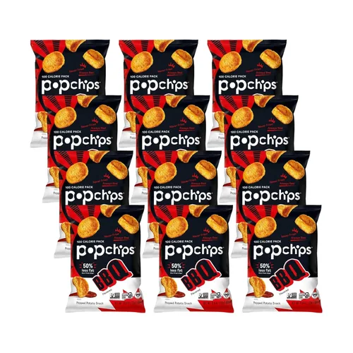 Vista 18 de Popchips Paquete variado de papas fritas, porciones individuales de 0.8 onzas (paquete de 24), 4 sabores: 8 sal marina, 8 barbacoa, 4 crema agria