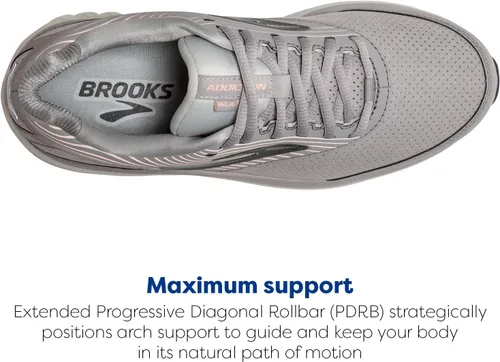 Vista 4 de Brooks Zapatos para caminar Addiction Walker de gamuza para mujer