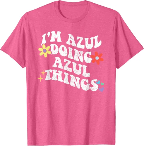 Vista 36 de Retro Groovy Im AZUL Doing AZUL Things - Camiseta divertida para el día de la madre, Negro