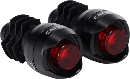 Vista 7 de CatEye Juego de luces de bicicleta de extremo de barra de orbe negro (predeterminado, negro)