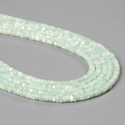 Vista 24 de Los granos naturales del espaciador del tubo del grano de Shell de agua dulce teñidos madre de perlas flojas para la fabricación de la joyería, 1