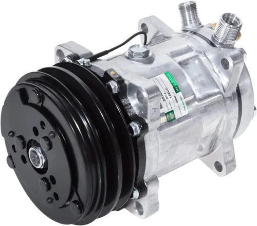 Vista 2 de GREEN Compresor universal A/C con 2PK embrague SD508 Estilo 5H14 R134A V Cinturón - Línea Premium