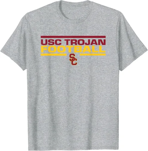 Vista 7 de Camiseta con licencia oficial de USC Trojans Football Tackle, Negro