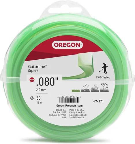 Vista 5 de Oregon Gatorline - Línea cuadrada para recortar malas hierbas, 0.08 pulgadas por 328 pies