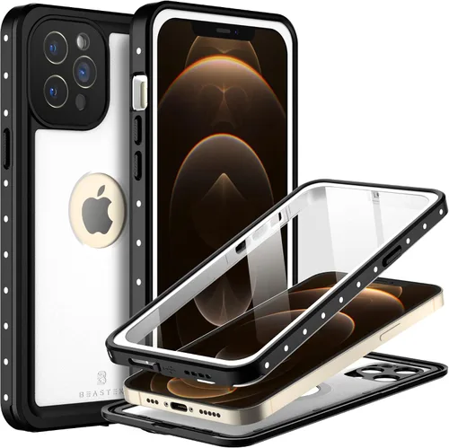 Vista 11 de BEASTEK NRE Series - Funda impermeable para Apple iPhone 12, a prueba de golpes, con certificación IP68, con protector de pantalla integrado, funda