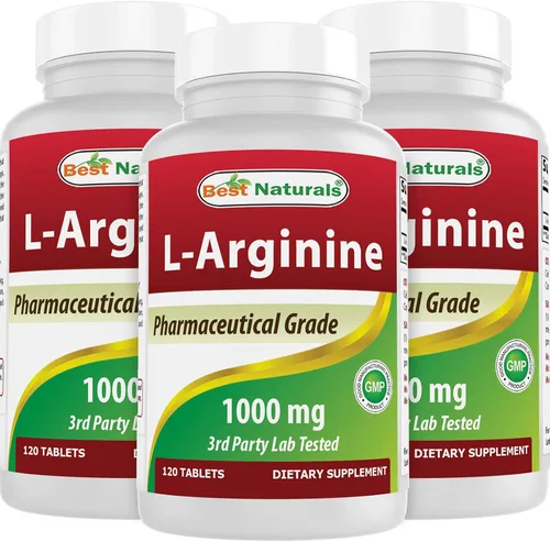 Vista 8 de Best Naturals L-Arginina 1000 mg, 120 Comprimidos - Suplemento de L-Arginina de Grado Farmacéutico Promueve la Síntesis de Óxido Nítrico
