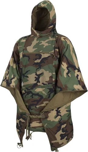 Vista 19 de Helikon-Tex Swagman Roll - Poncho militar multiusos - Poncho de emergencia, manta y chaqueta Woobie