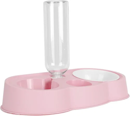 Vista 11 de Dispensador de agua para cachorros, alimentador automático doble para gatos, dispensador de agua para mascotas, dispensador de agua para gatos