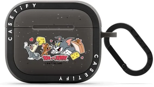 Vista 31 de CASETiFY AirPods Pro (1ª/2ª Gen) Estuche Bounce con Anillo [Colaboración Frozen] - Copo de Nieve de Anna - Taupe Mate