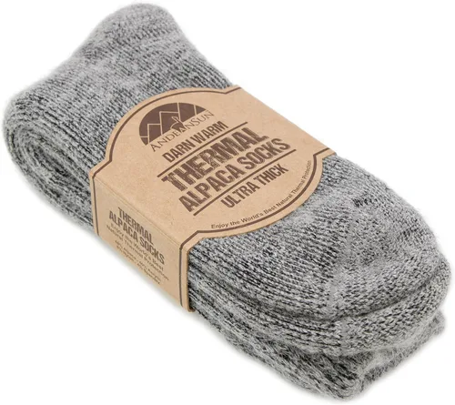 Vista 12 de Darn Warm - Calcetines de alpaca antiolor - La mejor solución natural para pies fríos - Perfecto para actividades al aire libre