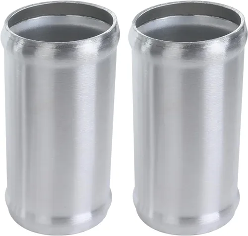 Vista 8 de AC PERFORMANCE - Unión de tuberías de aleación de aluminio, 2 unidades, 1 pulgada, conector de tubos de silicona, 4 pulgadas de longitud