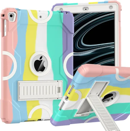 Vista 13 de ZoneFoker Funda para iPad de 6ª/5ª generación (9.7 pulgadas, modelo 2018/2017), iPad Air 2 / 1ª, iPad Pro 9.7, funda protectora resistente a prueba