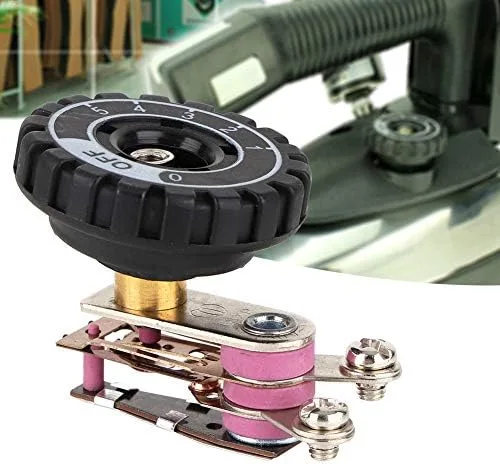 Vista 4 de HEEPDD Termostato de plancha de vapor ajustable interruptor de control de temperatura pieza de repuesto para uso doméstico, compatible con plancha