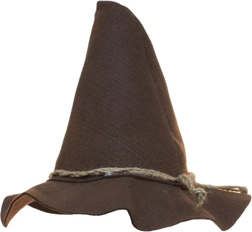 Vista 2 de Kit de disfraz de espantapájaros para adultos, con cuerda y paja, marrón, talla única, Marrón