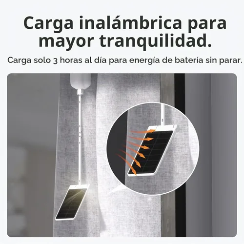 Vista 2 de SwitchBot Cargador de panel solar para cortina 3 - Mejora de rendimiento, fácil de usar, admite carga con poca luz, panel solar inteligente