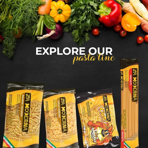 Vista 6 de LA MODERNA, Elbow Codos Pasta, 7 onzas Sémola de trigo duro enriquecida Kosher, sin OMG, hierro y fortificada con vitaminas Perfecto