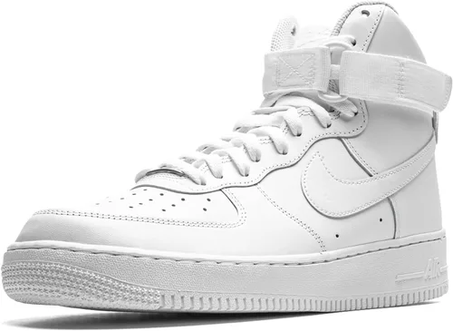 Vista 4 de Nike Hombres Air Force 1 High '07 CW2290 111 Triple Blanco - Talla 7.5, BlancoBlanco