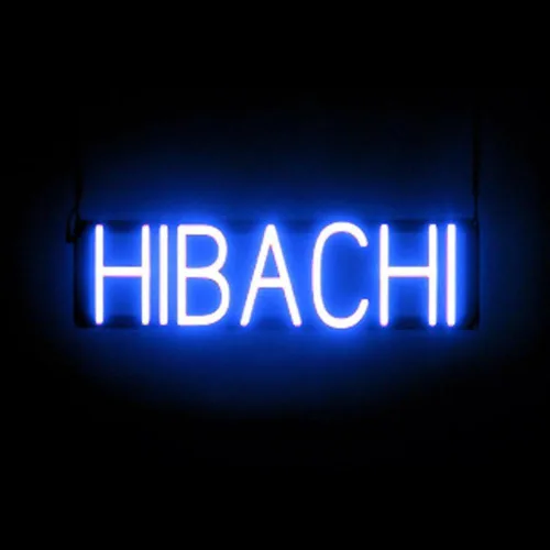 Vista 34 de SpellBrite Señal de PHO para restaurantes Señalización LED azul para restaurantes con LED de neón para empresas 13.2 x 6.3 pulgadas