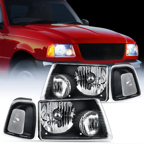 Vista 11 de Nilight Conjunto de Faros Delanteros Compatible con Ford Ranger 2001 2002 2003 2004 2005 2006 2007 2008 2009 2010 2011 Faro de Repuesto Carcasa