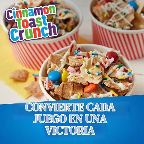 Vista 3 de Cinnamon Toast Crunch Taza de cereales para desayuno, cereal de una sola porción, 2 onzas (paquete de 12) 22g Whole Grain, No High-Fructose Corn