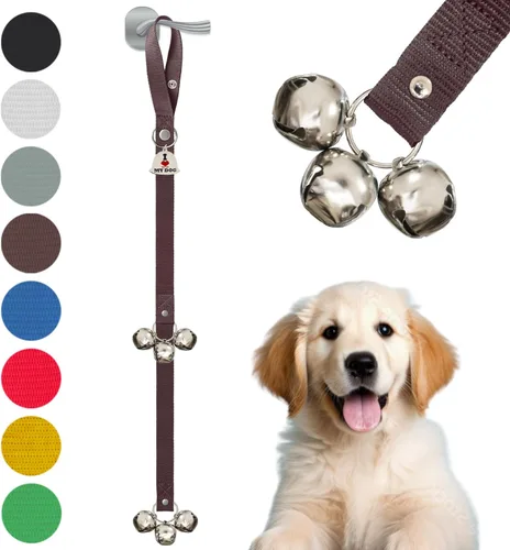 Vista 10 de Caldwell's Pet Supply Co. Campanas para orinal para perros, campanas para puerta de perro, campanas para salir al exterior, campana de entrenamiento